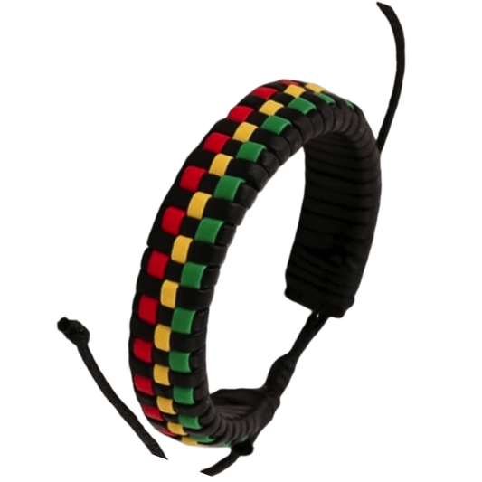 Premium Cowhide & Braided Bracelet