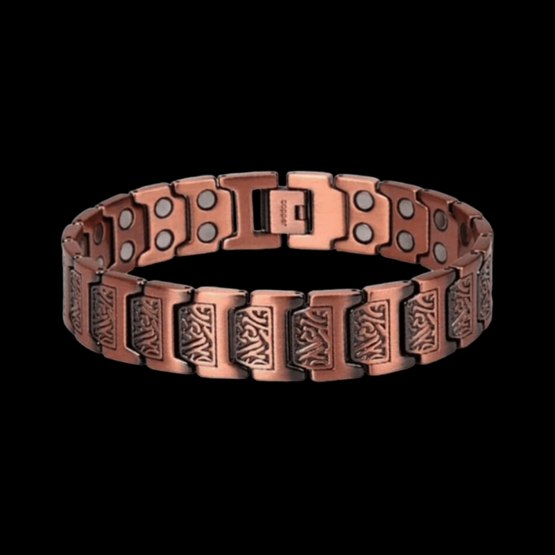 Men’s Leaf Magnetic Copper Band