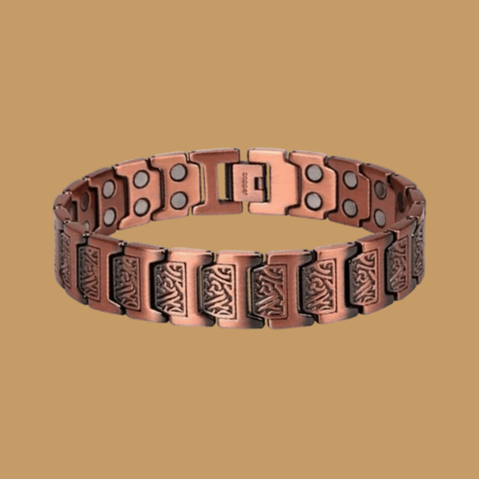 Men’s Leaf Magnetic Copper Band