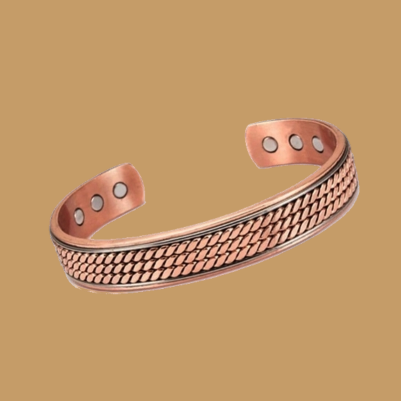Braid Pure Copper Magnetic Therapy Cuff Bracelet