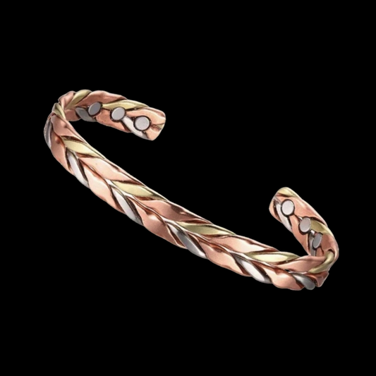 Copper 3 Tone Magnetic Therapy Bracelet