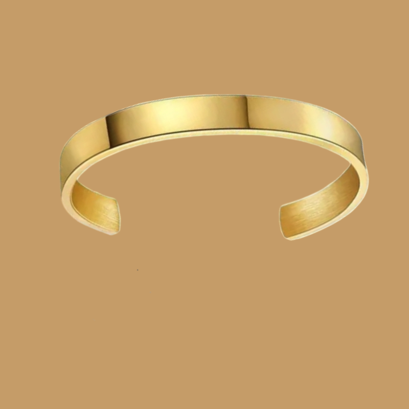 Gold Stainless Steel Cuff