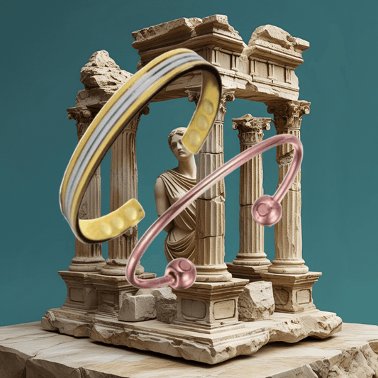 Copper Magnetic Cuff Bracelet Set – Stylish Wellness Pair