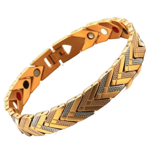 Magnetic Health Balance Bracelet - 3 Tone