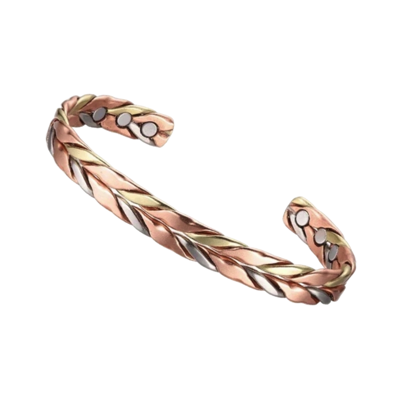 Copper 3 Tone Magnetic Therapy Bracelet