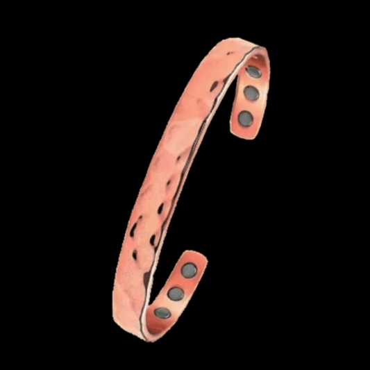 Dimple Texture Pure Copper Magnetic Therapy Cuff