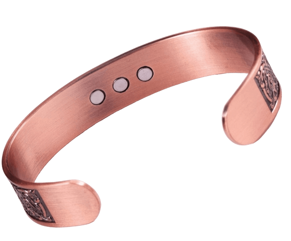 Tree of Life with Phoenix Copper Cuff - 9 Magnets