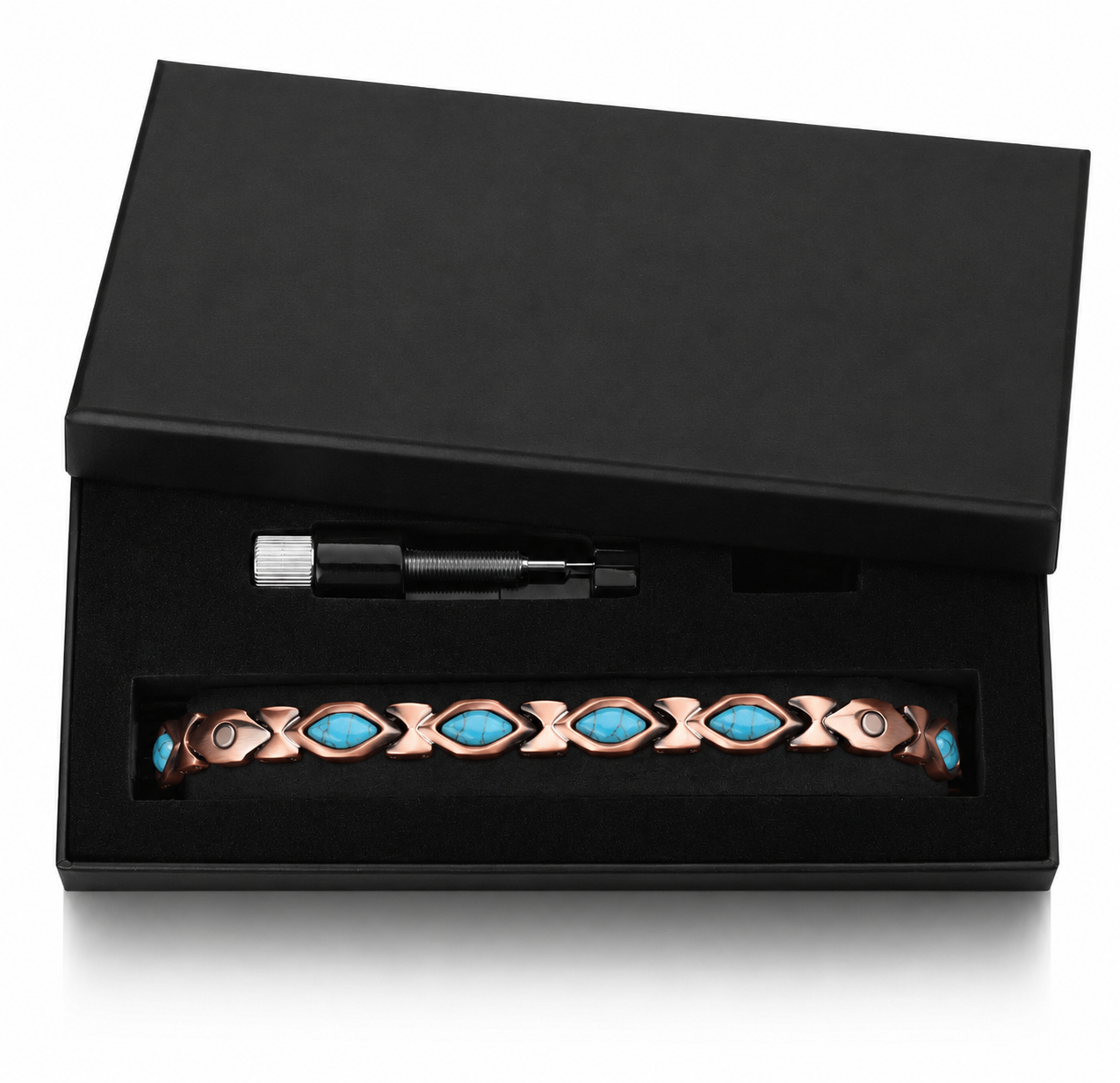 Turquoise Pure Copper 4-in-1 Wellness Anklet
