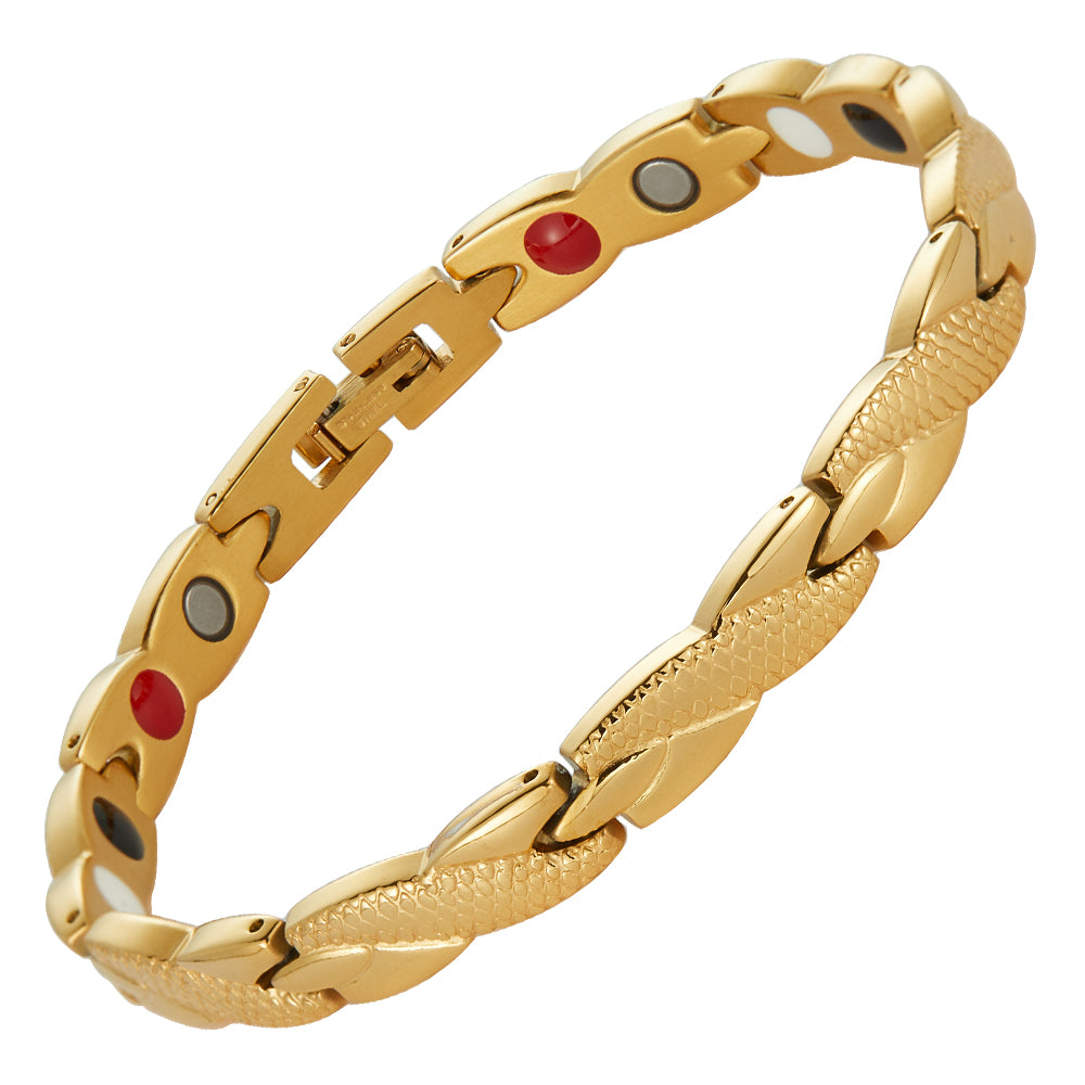 Therapeutic Magnetic Healing Bracelet Gold