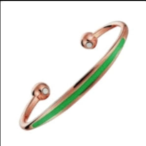 Sports Copper Magnetic Cuff Bracelet - Adjustable