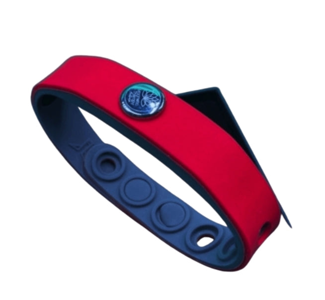 Sports Silicone Wristband with Negative Ion Technology Black