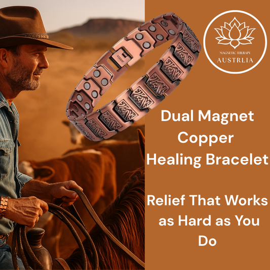 Copper Therapy Bracelet – Double Magnet Therapy