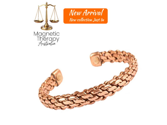Solid Copper Chain Magnetic Therapy Bracelet