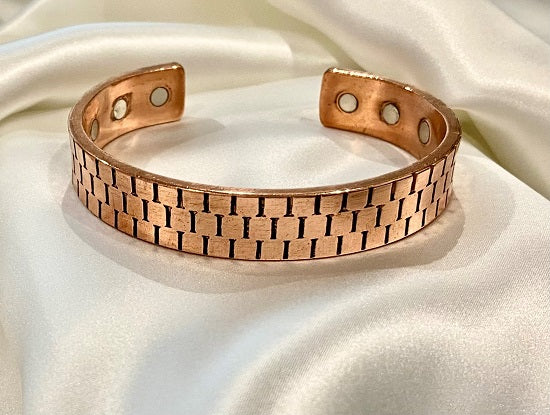 Men's Copper Magnetic Wrist Band Pain assist Arthritis & Joint