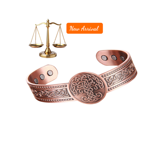 Tree of Life Celtic Style Magnetic Copper Bracelet