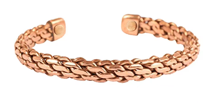 Solid Copper Chain Magnetic Therapy Bracelet