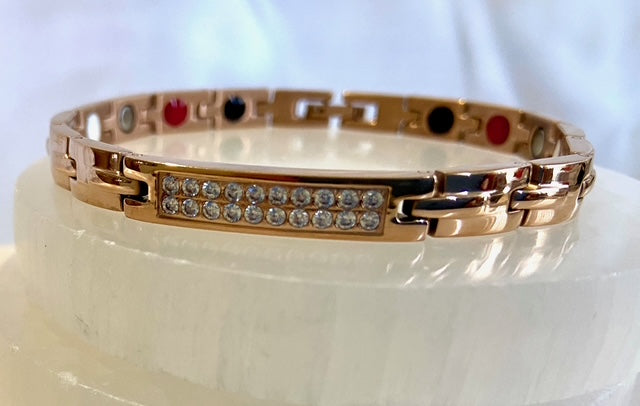 Magnetic Therapy Bracelet Fashion Jewellery Styled for Women's Wellbeing