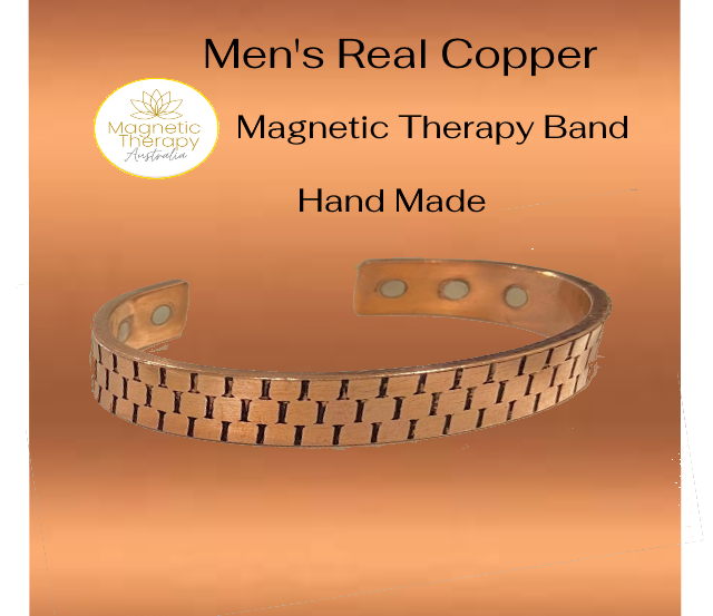 Men's Copper Magnetic Wrist Band Pain assist Arthritis & Joint