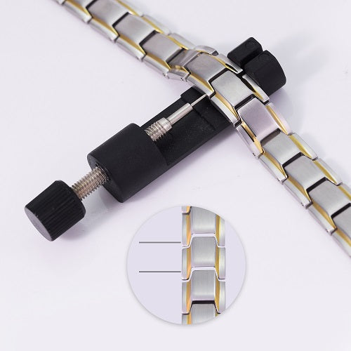 Premium Stainless Steel 4 in 1 Magnetic Therapy Bracelet - Black