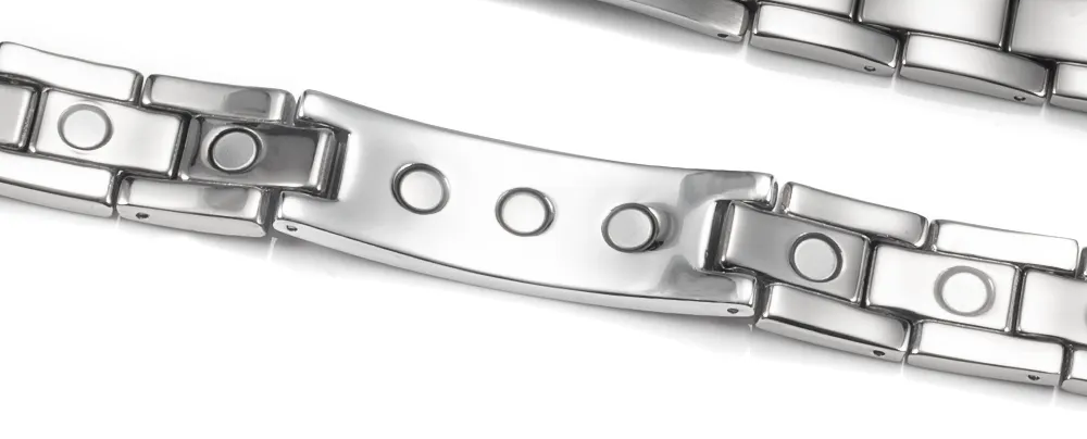 Medical Alert ID Magnetic Pure Titanium Bracelet