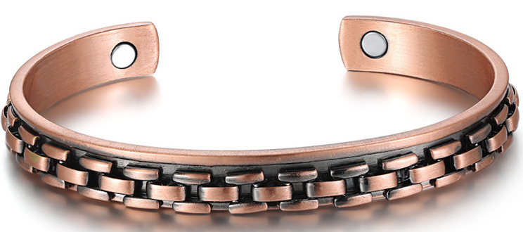 Pure Copper Therapy Magnetic Bracelet - Chain Link Design - Suit small Wrist