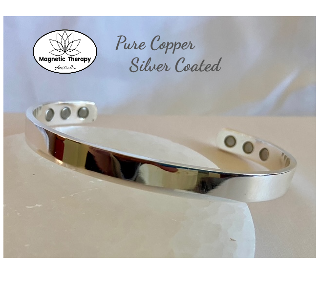 Pure Copper Magnetic Therapy Bracelet - Stainless Steel Coated