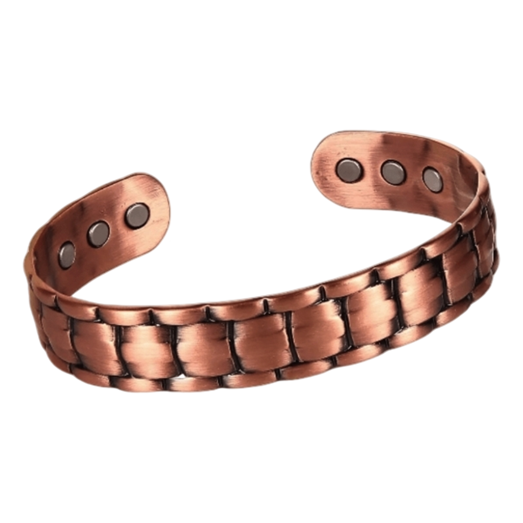 Men’s Antique Copper Magnetic Cuff Bracelet