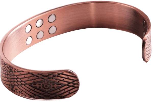 Harlequin Copper Magnetic Therapy Cuff Bracelet-18 MAGNETS