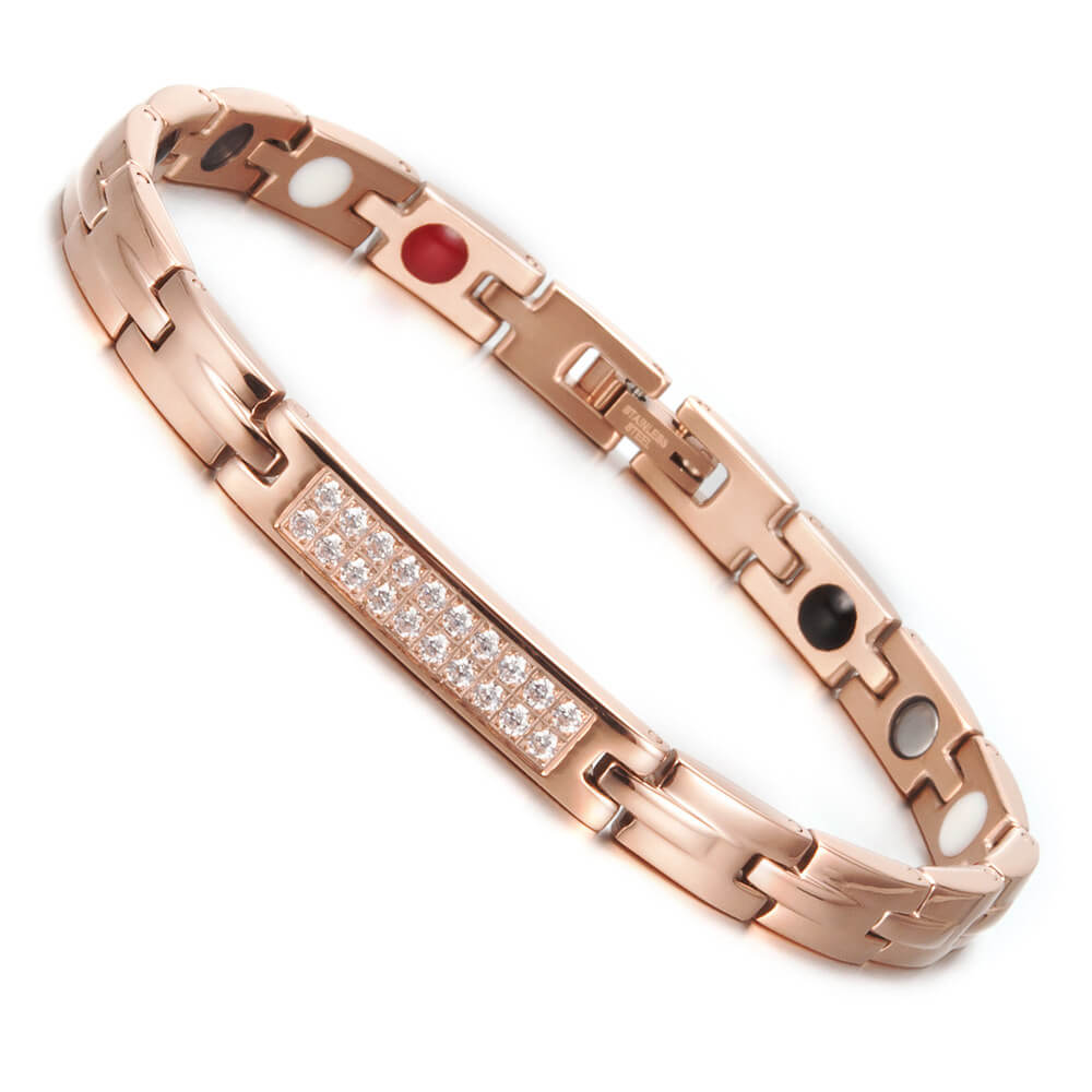 Luxe Magnetic Therapy Gold Bracelet