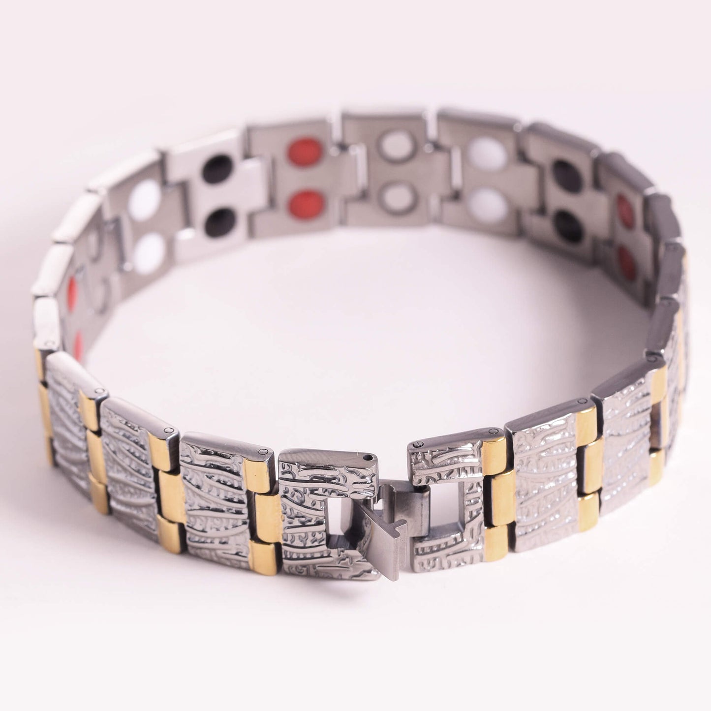 Leaf Dual-Tone Titanium Magnetic Band