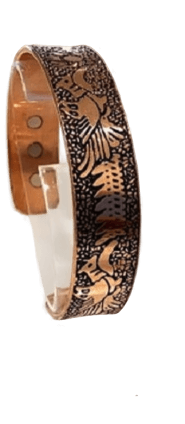 Dragon & Phoenix Magnetic Therapy Copper Cuff