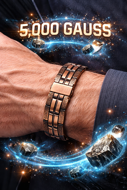 Next Generation 5 Strength (5000 gauss) Magnetic Copper Bracelet