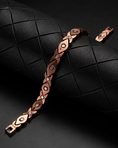 Turquoise Pure Copper 4-in-1 Wellness Bracelet