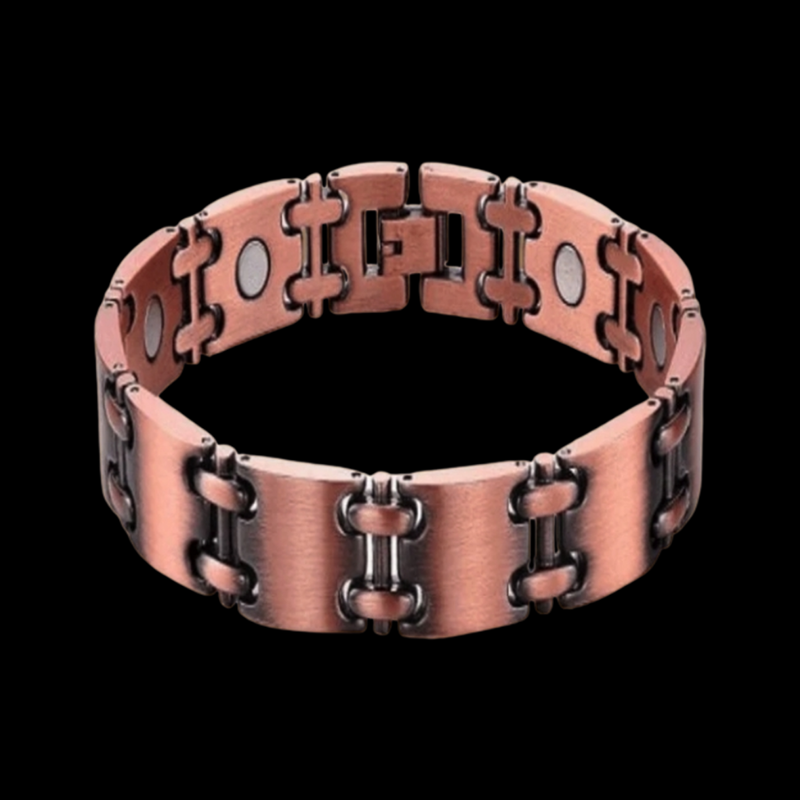 Copper Magnetic Therapy Bracelet – Red Finish