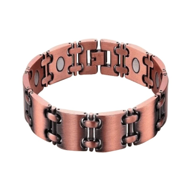 Copper Magnetic Therapy Bracelet – Red Finish