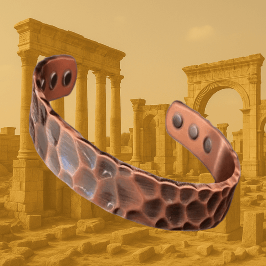 Handcrafted Hammered Pure Copper Cuff Bracelet