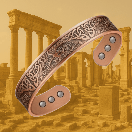 Pure Copper Tree of Life Magnetic Bracelet – 6 Magnets