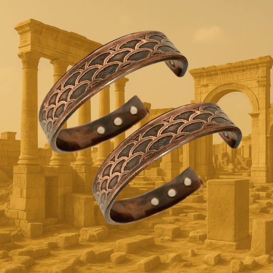 Handcrafted Rustic Vintage Copper Magnetic Bracelet
