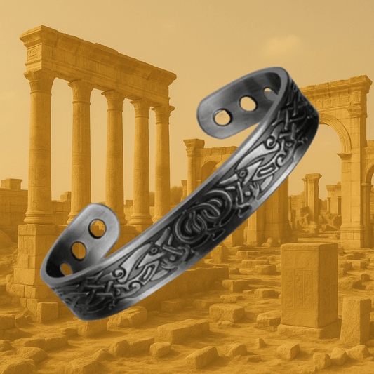 Copper Magnetic Therapy Cuff Bracelet – Ancient Wire Design
