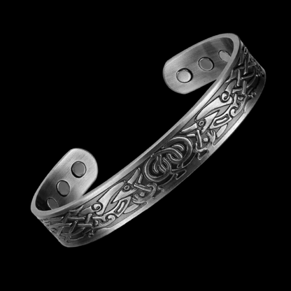 Copper Magnetic Therapy Cuff Bracelet – Ancient Wire Design