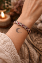 Red Agate Gem Stone Magnetic Copper Bracelet Spiritual & Protective Healing