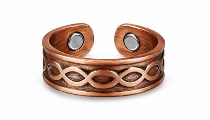 Infinity Link 99.9% Copper Magnetic Ring - Adjustable Fit