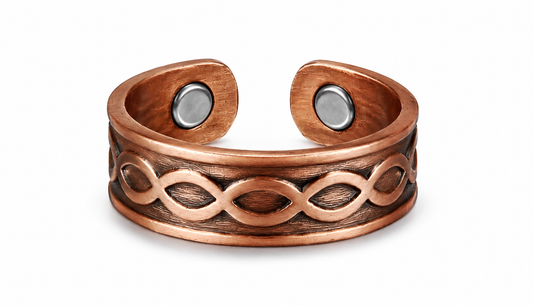 Infinity Link 99.9% Copper Magnetic Ring - Adjustable Fit