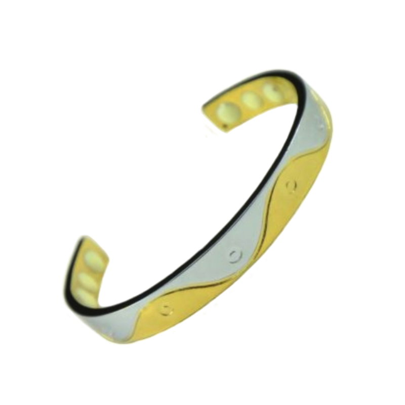 Handmade Copper Cuff Bracelet Silver & Gold Finish