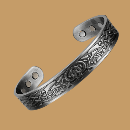 Copper Magnetic Therapy Cuff Bracelet – Ancient Wire Design