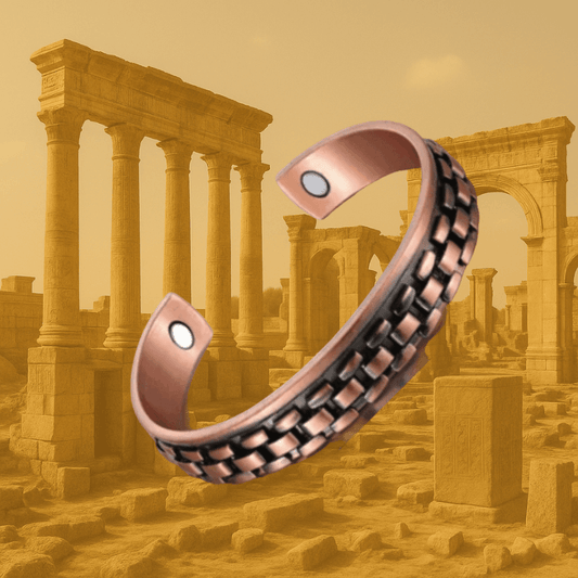 Men's Copper Magnetic Therapy Cuff Bracelet