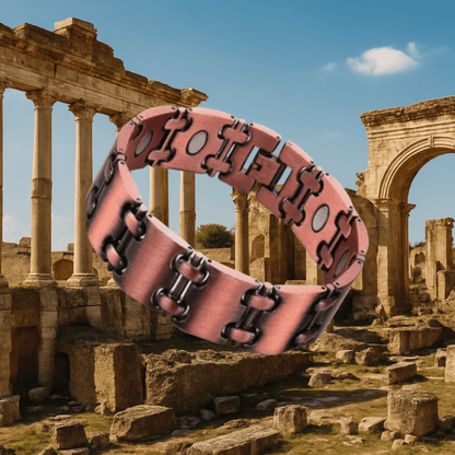 Copper Magnetic Therapy Bracelet – Red Finish