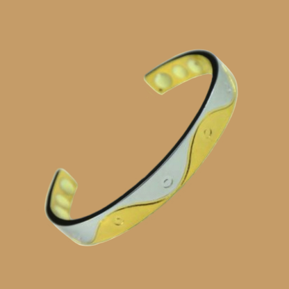 Handmade Copper Cuff Bracelet Silver & Gold Finish