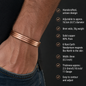 Magnetic Therapy Copper Bracelet - International Designed Aussie Feel