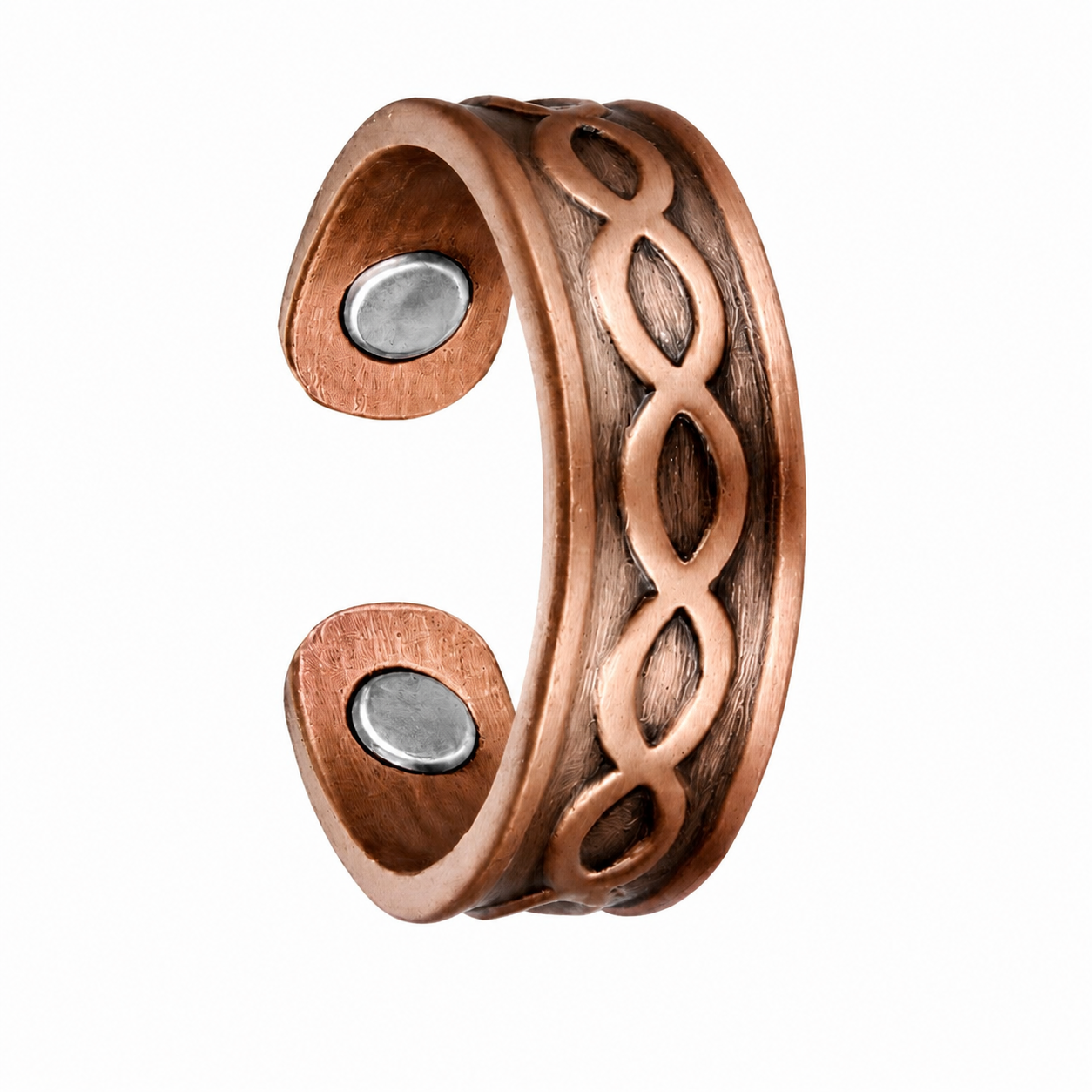 Infinity Link 99.9% Copper Magnetic Ring - Adjustable Fit